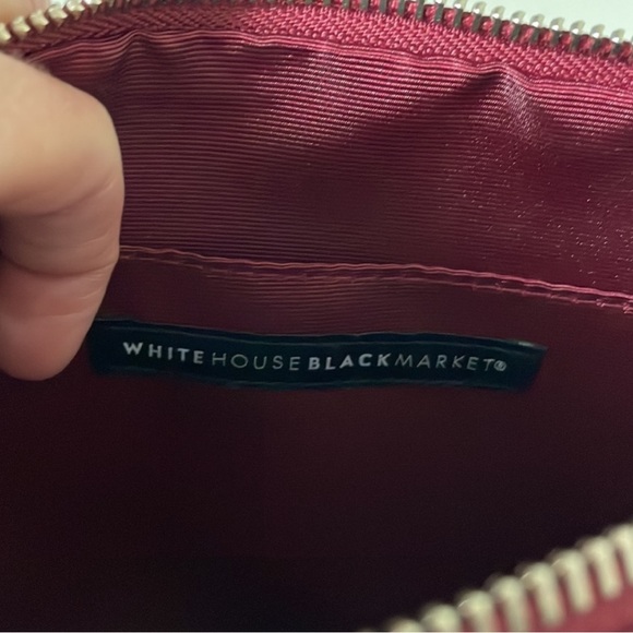 NWT White House Black Market Large Floral Studded Clutch - Picture 11 of 16